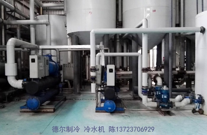 德(dé)爾製冷冷水機(jī)用(yòng)於食品廠