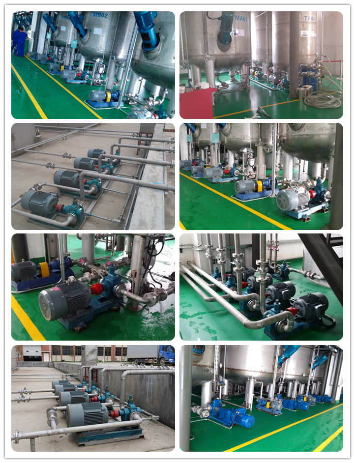 YCB齒輪油泵（bèng）現場使用案（àn）例