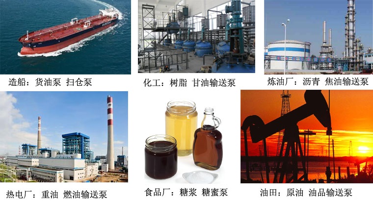 W不鏽鋼雙螺杆泵產品應用