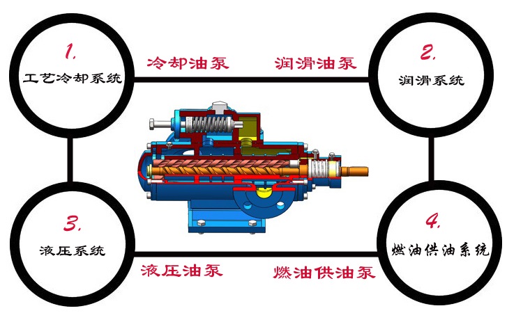 SN三螺杆泵結構（gòu）圖